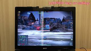 t2250 ati x1600 radeon x1600 wot World of Tanks Blitz 4gb ddr2 ssd ноутбук за 500р laptop 6€ 7$