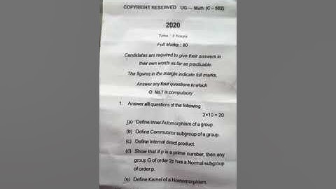 BBMKU B.sc Mathematics semester -5  core- 12 Question paper  2017-2020