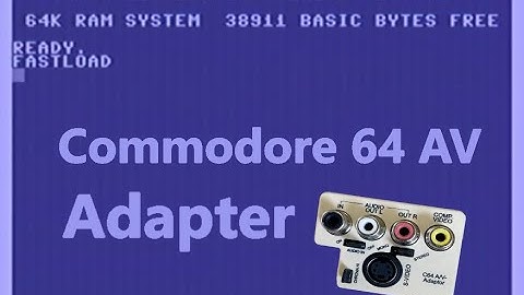 How to hook up a Commodore 64 to a modern HDMI tv.