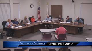 Conservation Commission Meeting September 4, 2019