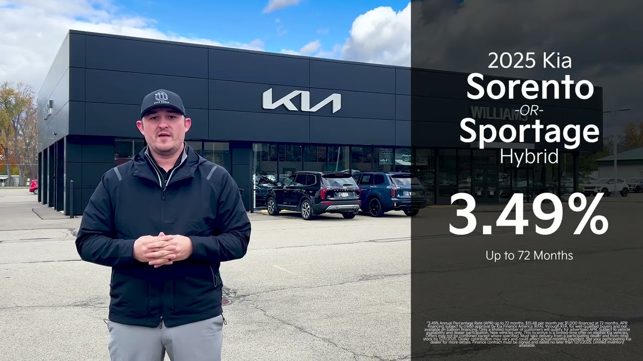 Huge Kia Selection & November Savings | Williams Kia of Elmira