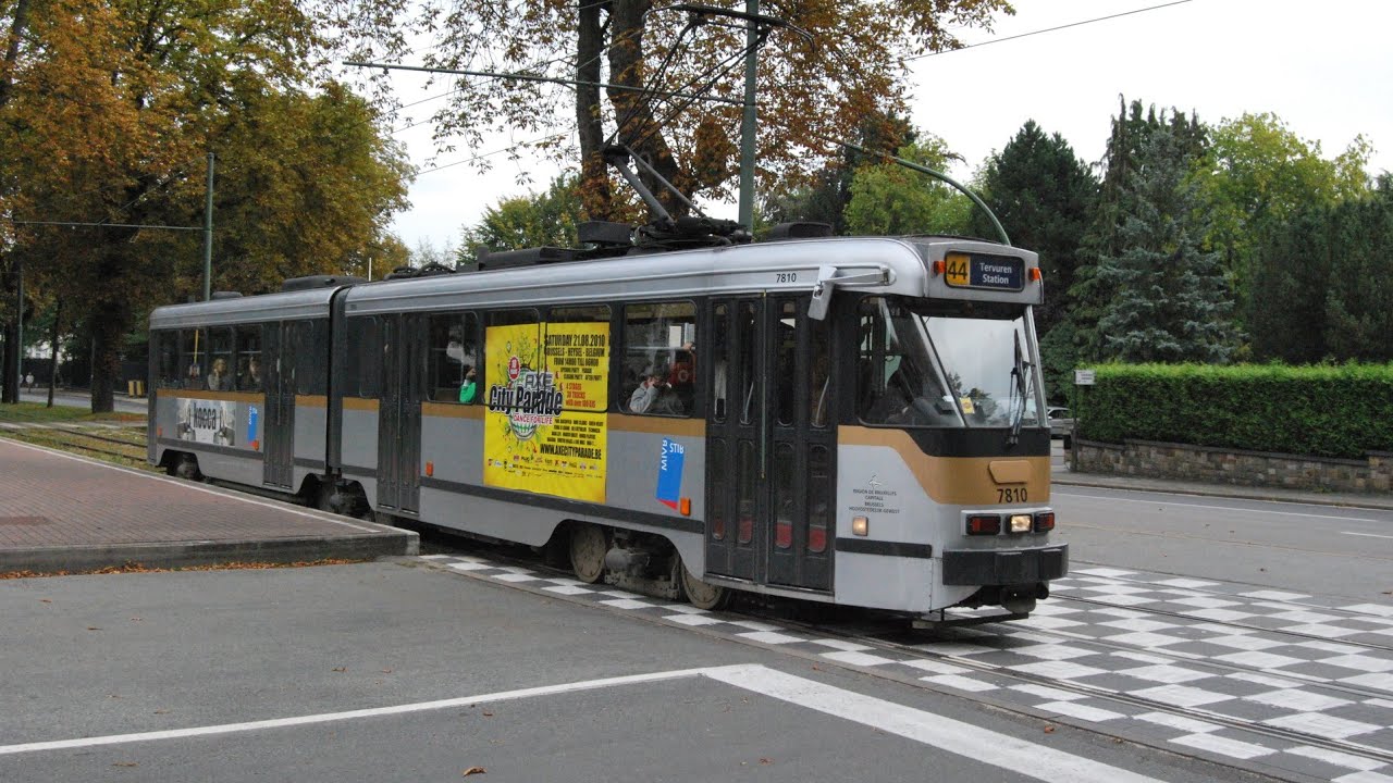 🇧🇪🚊 4️⃣4️⃣Cab Ride - STIB-BRUSSELS Line 44 FULL LENGHT from Montgomery to Tervuren. May 6th, 2024
