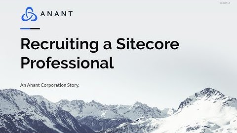 WEBINAR: How to Recruit a Sitecore Professional