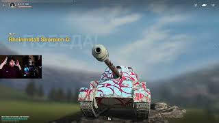 ОН ВЫБИЛ Skorpion G ● НЕВЕРОЯТНЫЙ НАСТРЕЛ И ОПЫТ ПРОТИВ ДЕВЯТОК ● WoT Blitz