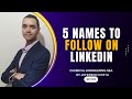 5 NAMES TO IMPROVE YOUR CHEMICAL PROCESS ENGINEERING KNOWLEDGE ON LINKEDIN