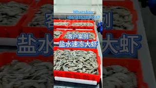 Ecuadorian brine quick-frozen seafood shrimp uses brine quick freezing #IQF #cbfi