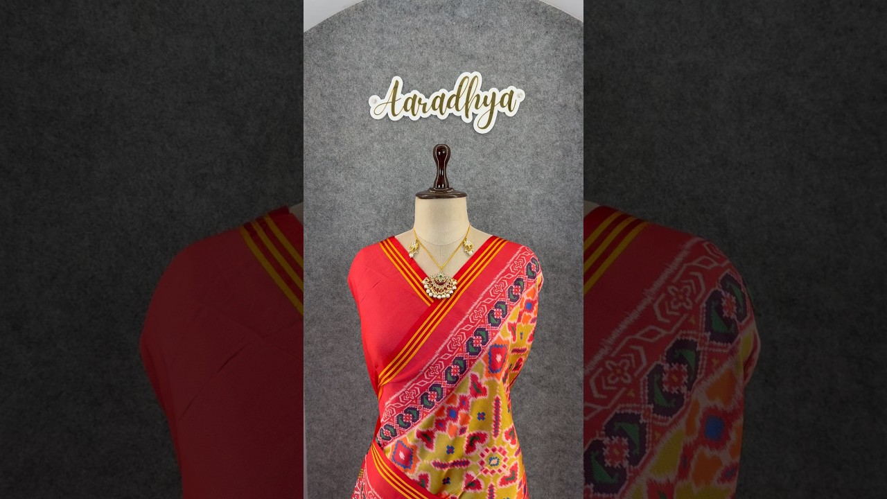 Traditional Weave Patola Printed Sarees