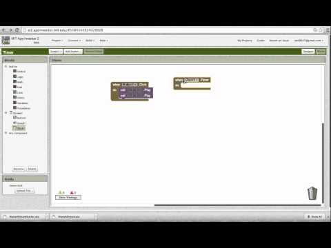 App Inventor: Using the Clock as a Timer