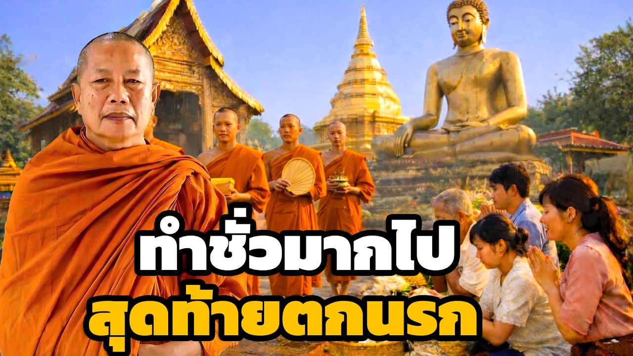 นรกน่ากลัว  อย่าหลงทำบาปโดยไม่รู้ตัว ธรรมะคลายทุกข์ พระมหาบุญช่วย ปัญญาวชิโร 3