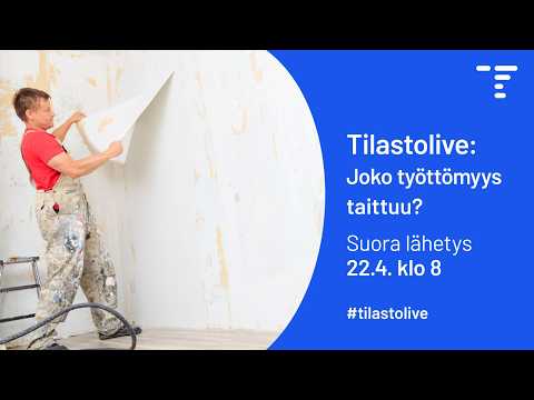 Tilastolive: Joko työttömyys taittuu?