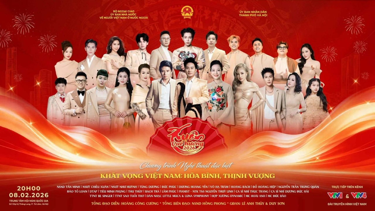 TRUYỀN HÌNH TRỰC TIẾP: Xuân quê hương 2026