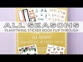 ALL SEASONS | PLANYTHING STICKER BOOK FLIP THROUGH