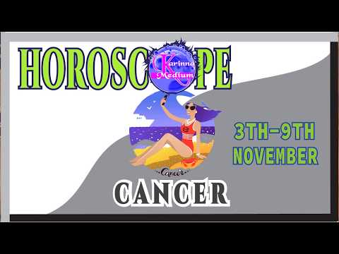 ♋-cancer-weekly-horoscope-♋-november-3-9-daily-tarot-reading-zodiac
