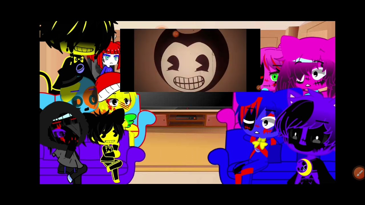 POPPY PLAY TIME REAGINDO A O RAP DO BENDY (DEMÔNIO DE TINTA)