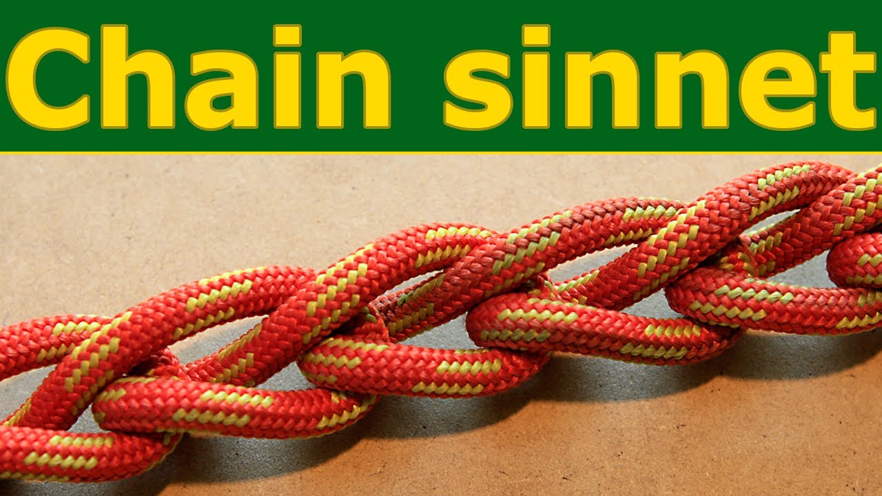 Daisy chain knot tutorial, store a rope and avoid tangling (Chain Sinnet )  