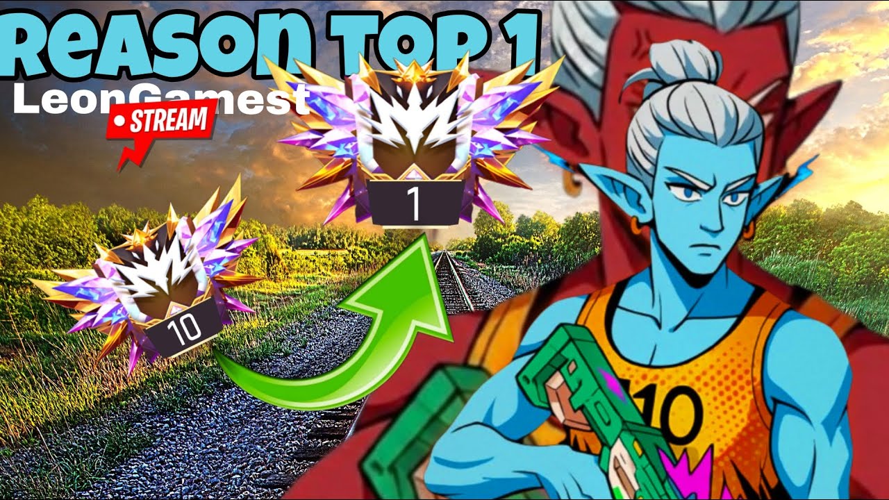FreeFire Live Stream In Cs Rank Grandmaster To Reason Top 1 Push @LeonGamest