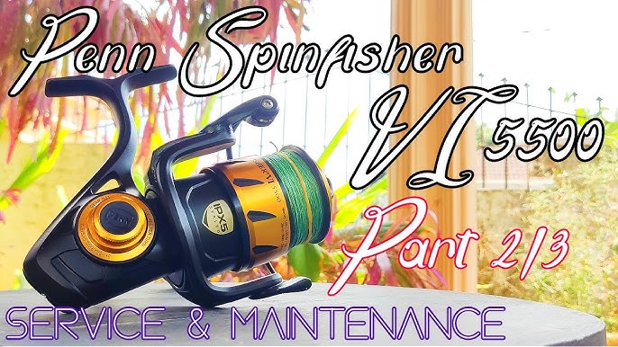 Penn Spinfisher VI 5500 Part 1/3 - Reel service, repair and maintenance - 