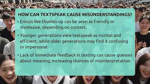 How Can Textspeak Cause Misunderstandings? - Trend Unwrapper