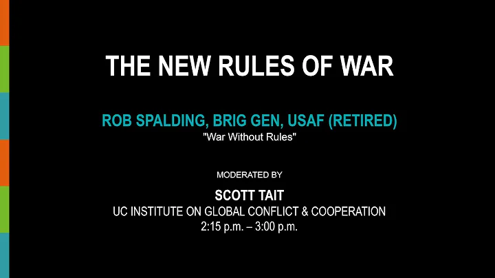 The New Rules Of War