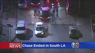 Police Arrest Speeding Driver In South LA After Wild On Again-Off Again Chase Across County