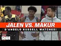 D'Angelo Russell Watches Jalen Green vs Makur Maker!! 😈