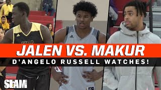 D'Angelo Russell Watches Jalen Green vs Makur Maker!! 😈