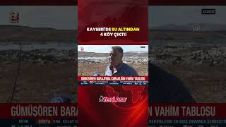 Kayseride Baraj Kurudu, Suların Altından 4 Köy Çıktı...