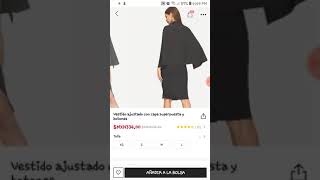 Vestido Ajustado Con Capa Superpuestas Y Botones