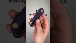 Real Steel Valore 7091PB Blackwashed Nitro-V, Purple G10, pocket