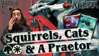 CRUSHING MYTHIC WITH OP SELESNYA COUNTERS | TOO BIG TOO FAST | MTG Arena Mythic Gameplay