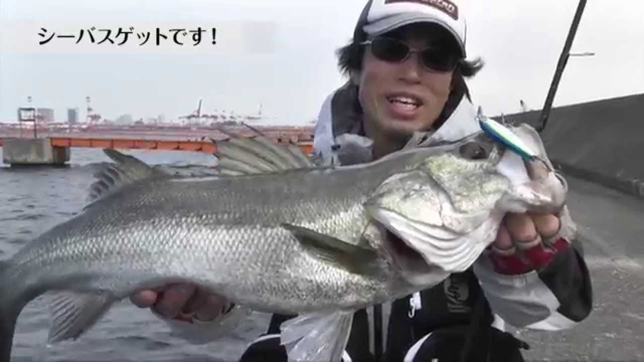 広瀬達樹、神戸沖堤防でのショアジギング