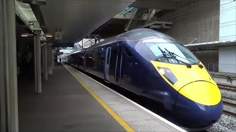 Southeastern Highspeed Class 395 Javelin arriving at Stratford International, (Full HD)