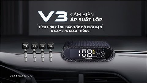 VIETMAP V3 - Giải Pháp Theo Dõi Áp Suất Lốp và Thông Tin Giao Thông
