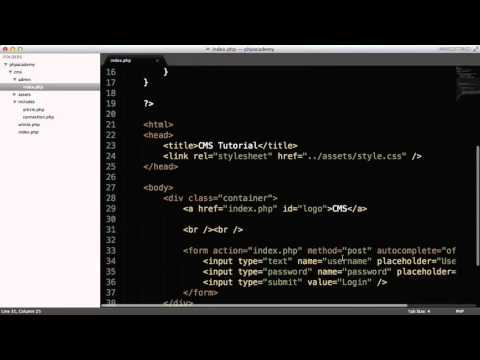 Create a CMS with PHP Part 5