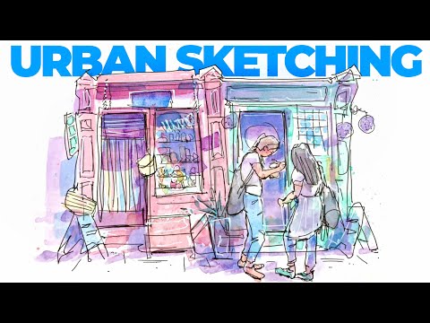 URBAN SKETCHING in 3 easy steps