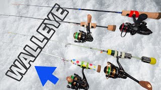 My Top 4 Walleye Ice Fishing Rods! 