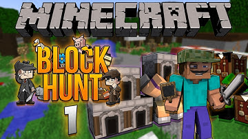 DANGEROUS HIDING AND HACKERS! [Minecraft Block Hunt #1]