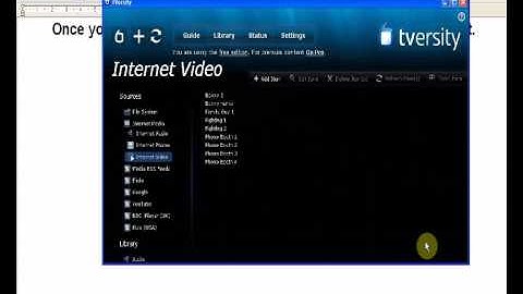 How to stream anything onto your xbox 360 [Tversity] Part 1