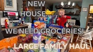 NEW HOUSE.... WE NEED GROCERIES!! Walmart Delivery for Family of 8!