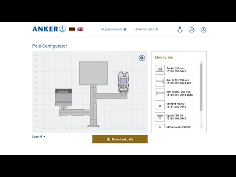 ANKER Pole Configurator | build your personal solution | ANKER Kassensysteme GmbH