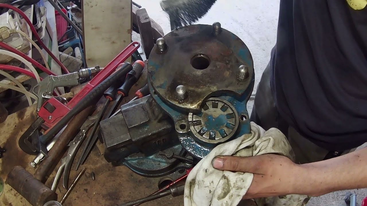 Remontage des joints, roulement sur axes de roues, STAUB PP3B