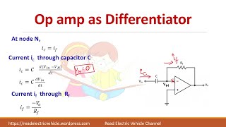 Op amp as differentiator|limitations |Practical differentiator|ch 15