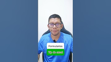 Formularios de excel #exceltips #tecnologia #tips #ordenador #android #windows #movil #apps