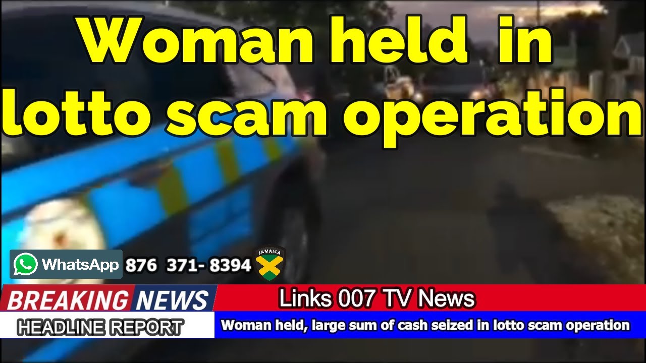 Woman held With cash in lotto scam operation - YouTube