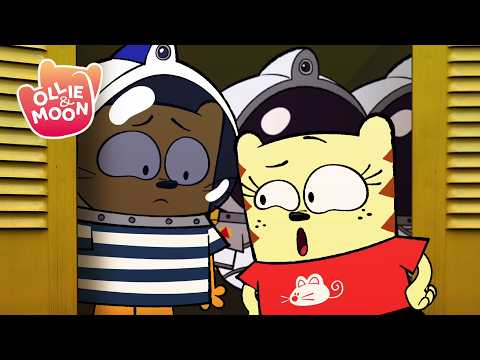 Hold My Hand we're going Upside Down 🙈🤝 | Ollie and Moon English | 1H | S1 | Cartoon for kids