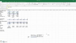 Exp 10 Excel calculation set up