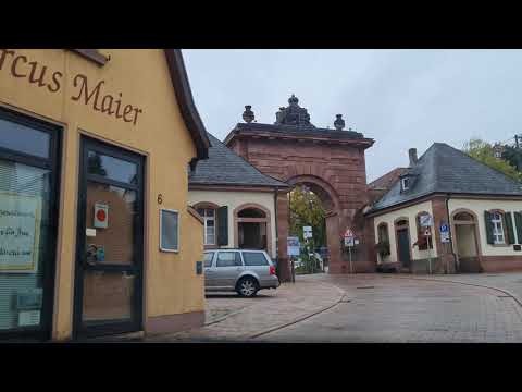 [4K] 🇩🇪 Fahrt durch Neckargemünd (bei Heidelberg)