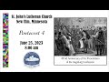 June 25 2023 - 8:00 Service