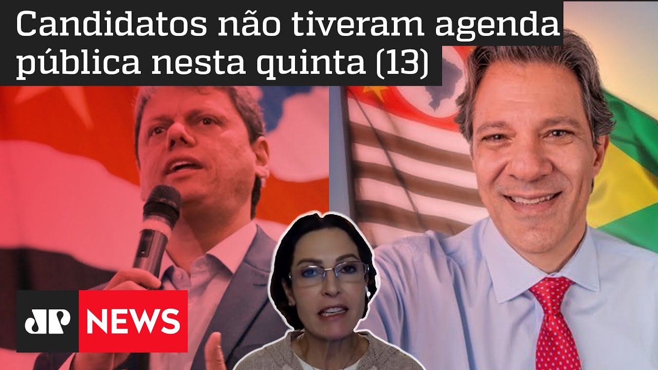 Tarcísio declara que não participará de debates; Haddad se reúne com coordenadores de campanha