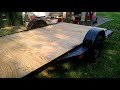 From an old boat trailer to a 16 ft flat bed